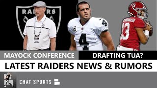 Raiders rumors involving the 2020 nfl draft are swirling after mike
mayock addressed media on a conference call tuesday. discussed derek
carr v...