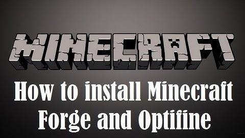 Minecraft how to install Minecraft Forge and Optifine (EASIEST WAY!) 1.7.10