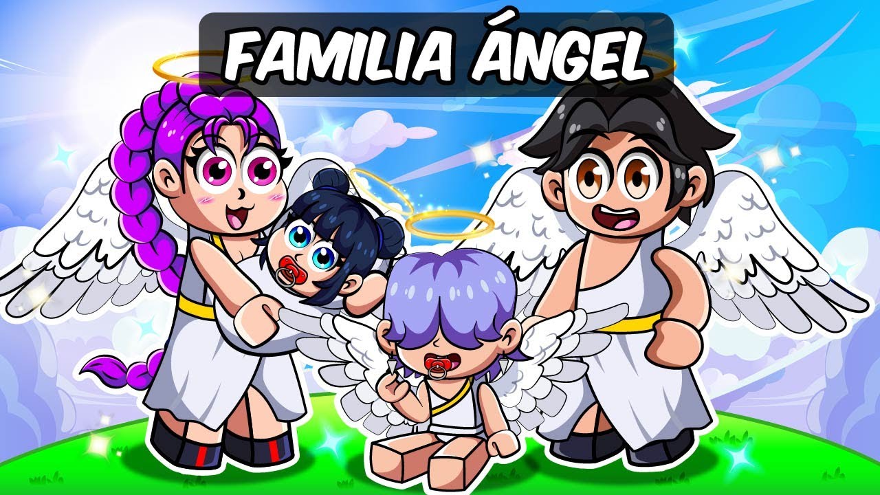 JINU y RUMI tienen una FAMILIA de ÁNGELES en Roblox 💙👼