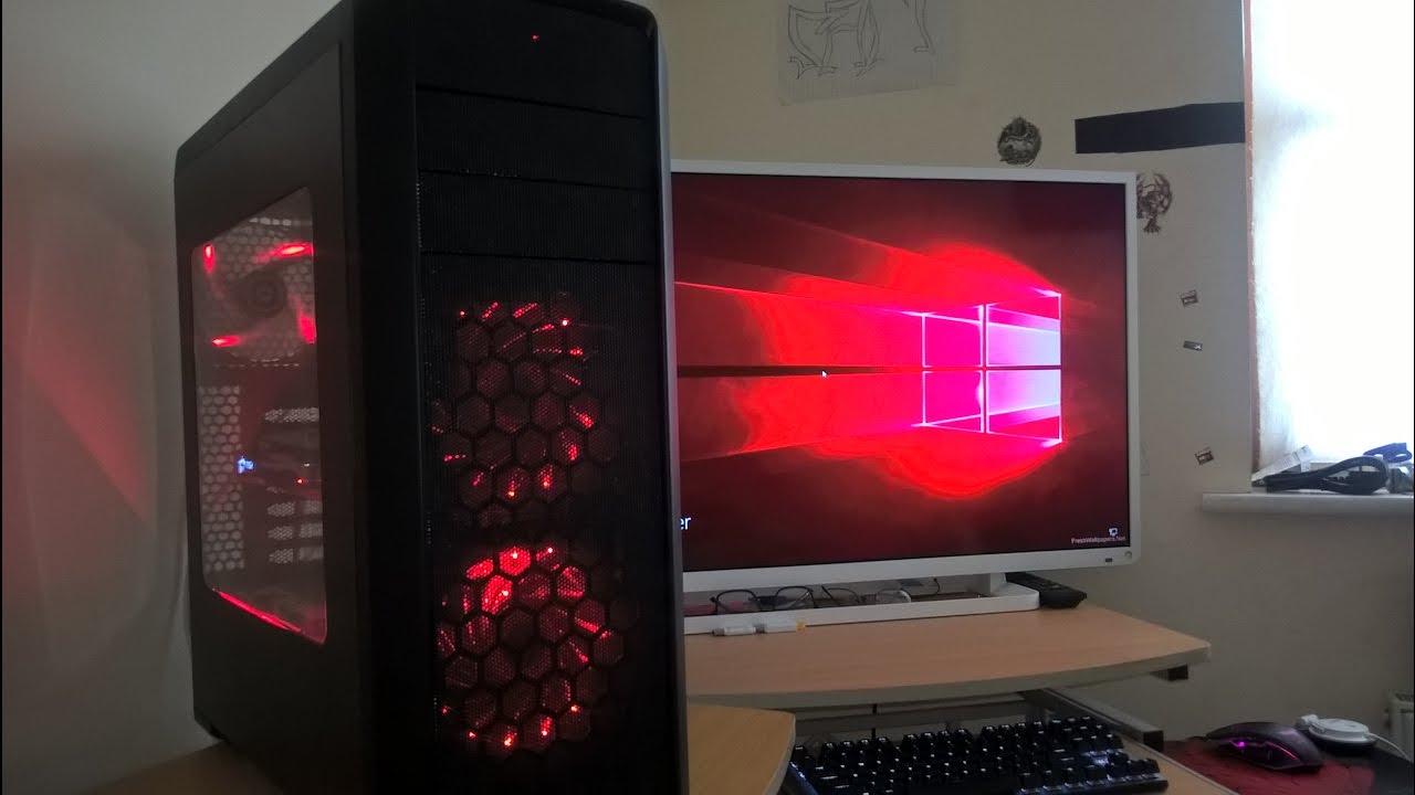Awesome FX 8350 & RX 470 Gaming PC Build - YouTube