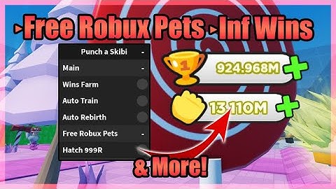Punch a Skibi Script • Infinite Wins • Free Robux Pets [Roblox]
