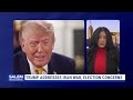 President Trump tells NBC's "Meet the Press" that he never guaranteed no new wars.