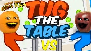 Annoying Orange vs Midget Apple - TUG THE TABLE: More Like Hump the Table!