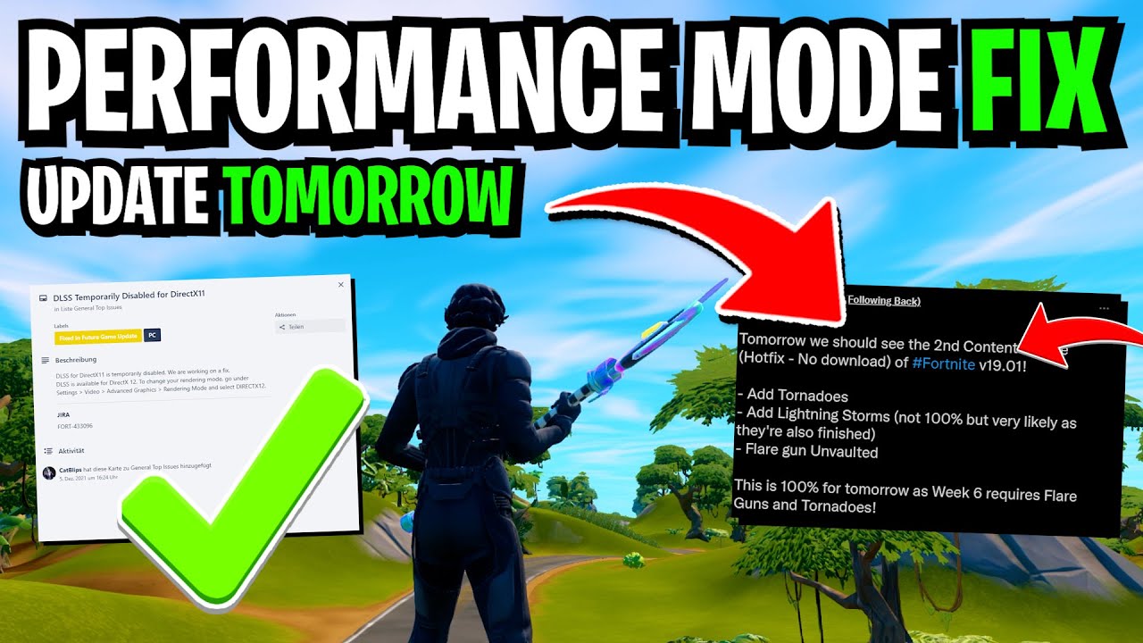 Performance Mode Update Tomorrow! (LOW FPS Fix in Chapter 3?)
