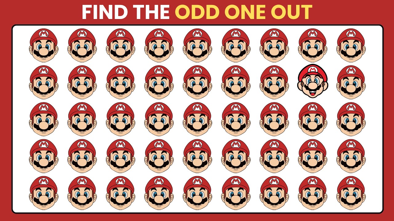 Can You Spot the Odd One Out? Try Not to Fail 😱
