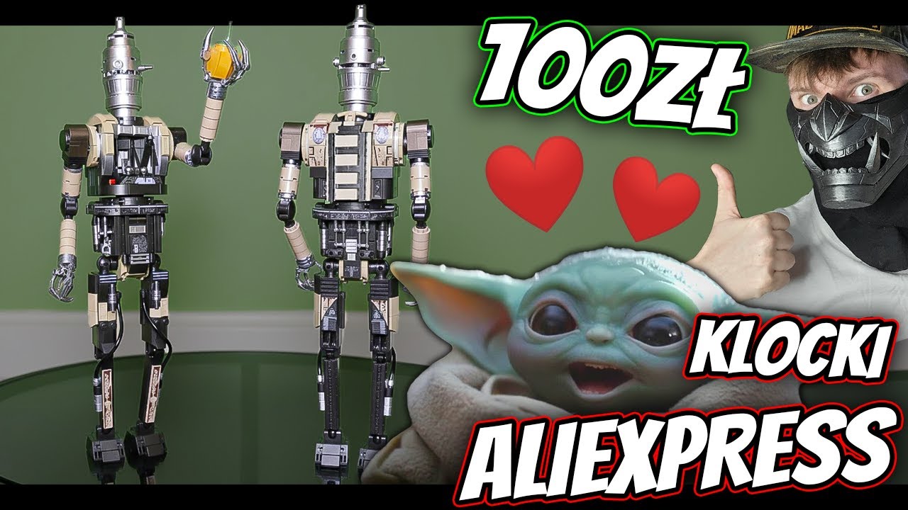 IG-11 z METALICZNYCH Klocków! Gdzie LEGO nie może tam Chińczyk pomoże :D