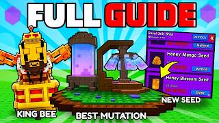 *NEW* FASTEST ROYAL JELLY FARMING METHOD in BIZZY BEES PART 2! (Grow a Garden) screenshot 4