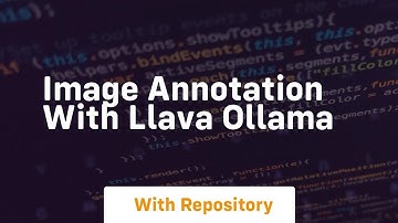 image annotation with llava ollama