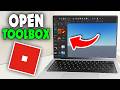 How to Open Toolbox Roblox Studio (2026)