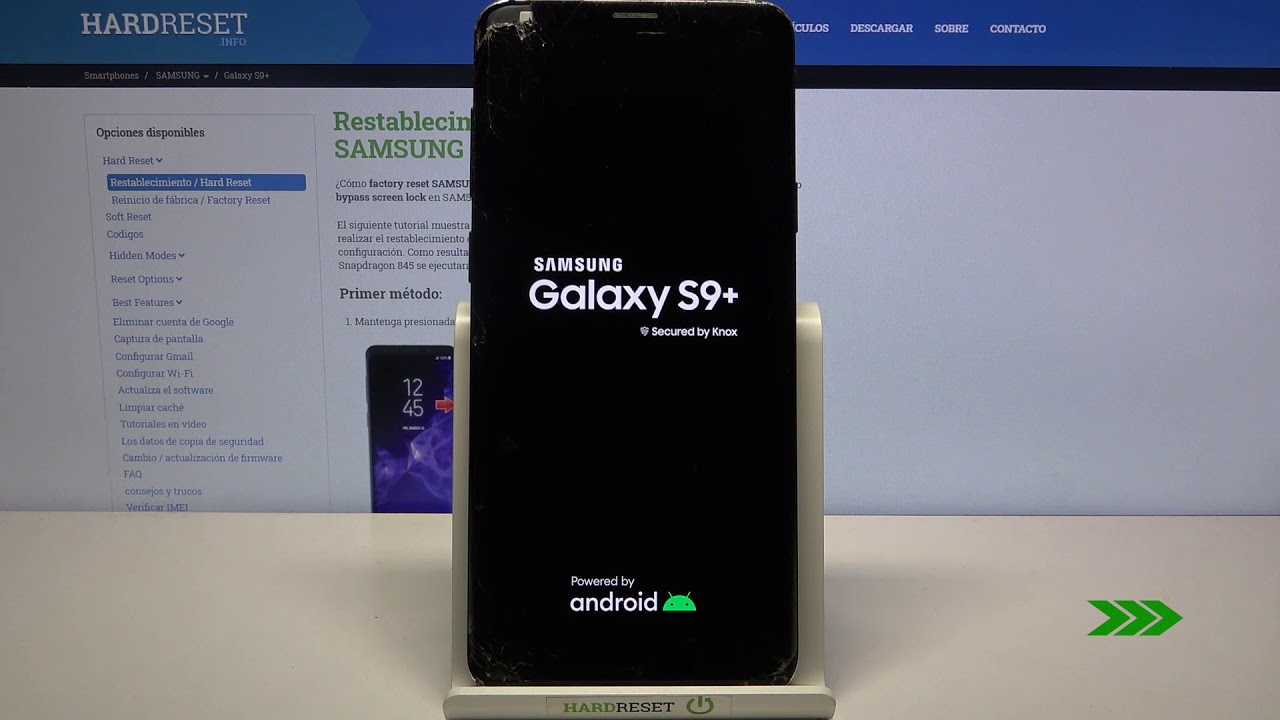 How to factory reset Samsung Galaxy S9+ - format, erase everything