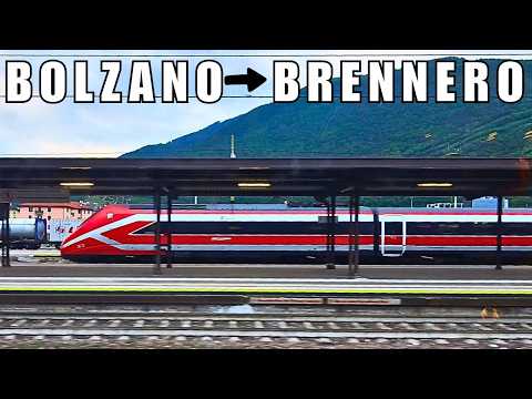 Bolzano to Brennero Train Journey 🇮🇹 | Real-Time Window View Through the Italian Alps | No Music