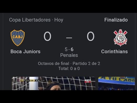 Boca vs. Corinthians 0-0 (5-6) Penales      (COMPLETO)