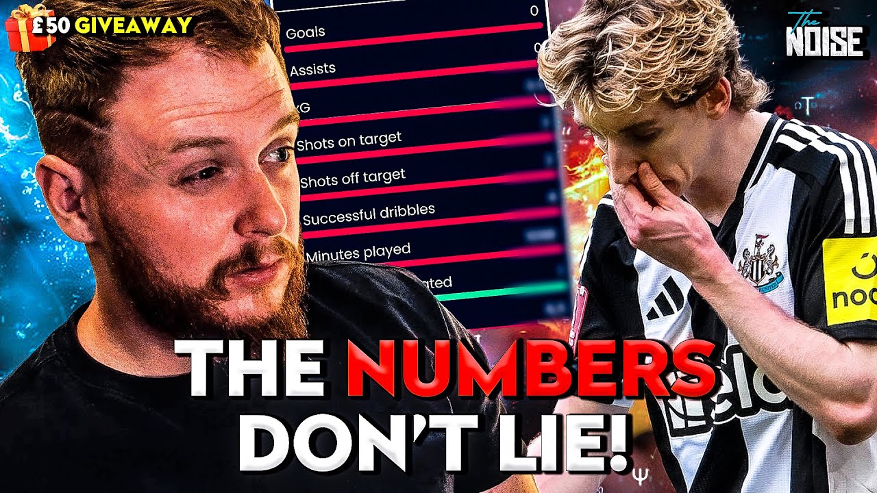 Anthony Gordon’s 2-Year Decline at Newcastle: The Full Stat Breakdown