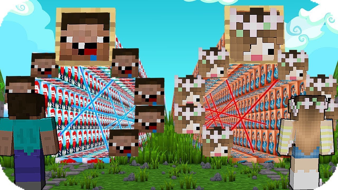 NOOB VS TÚNEL DE TRAMPAS ELÉCTRICAS -¿QUE DEBEN ESCOGER LA PAREJA NOOB? MINECRAFT TROLL risas travel