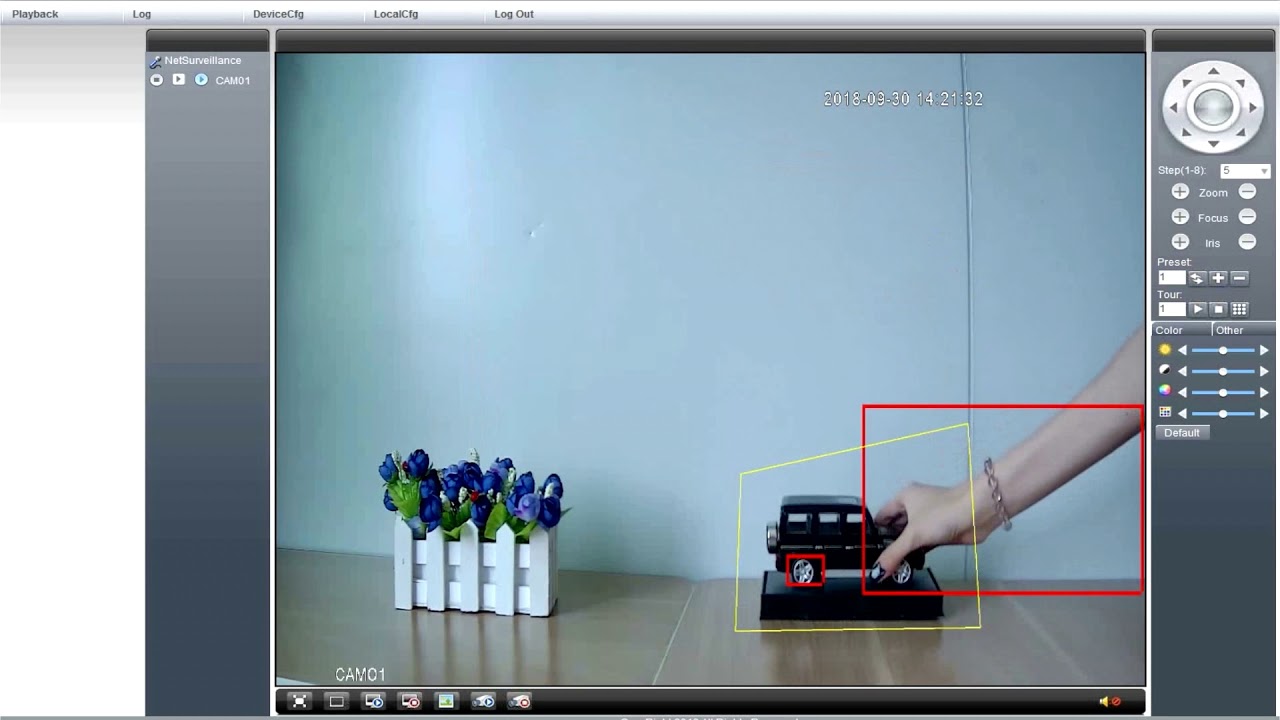 how to set smart analysis IP CAMERA - YouTube