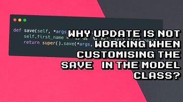 Why your update isn