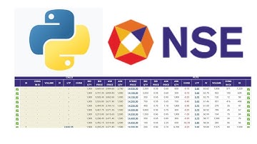 NSE option chain fetching using python / automated script