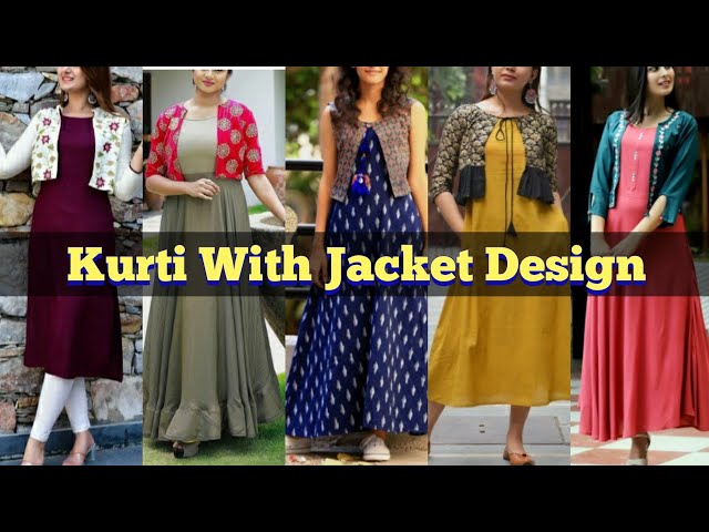 Latest Net shrug dress design images 2020 | Latest long shrug design | Kurti  with net shrug - YouTube