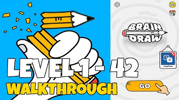 Brain Draw - Are you smart enough? Level 1-42 Walkthrough | happy.ai.app