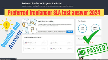 preferred freelancer program sla exam answers 2024