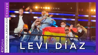 PRIMER ENSAYO general de Levi Díaz, España 🇪🇸 | Eurovisión Junior 2021