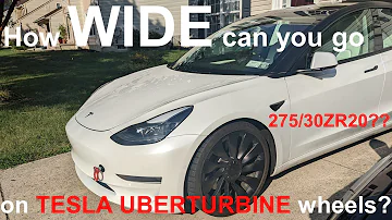 What tires does Tesla Model 3 performance come with?