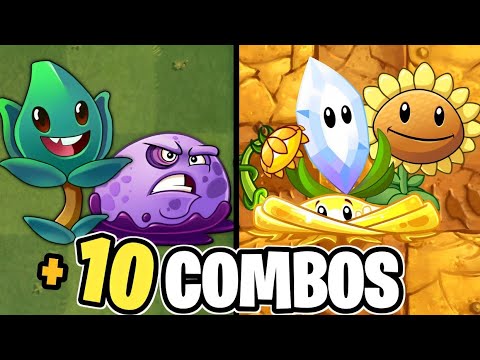 +10 COMBOS de Plantas Vs Zombies 2 que DEBES PROBAR 2023 - YouTube