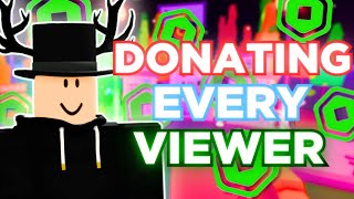 [LIVE] Actually Donating In PLS Donate  1,000 ROBUX Spin The WHEEL 