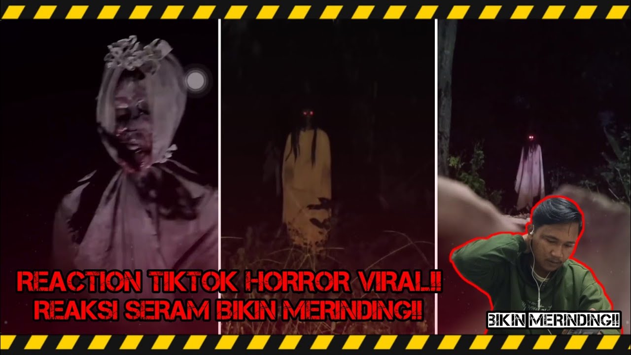 REACTION TIKTOK HORROR VIRAL!! REAKSI SERAM BIKIN MERINDING!! EPS 20 #fyp #horror #tiktokviral