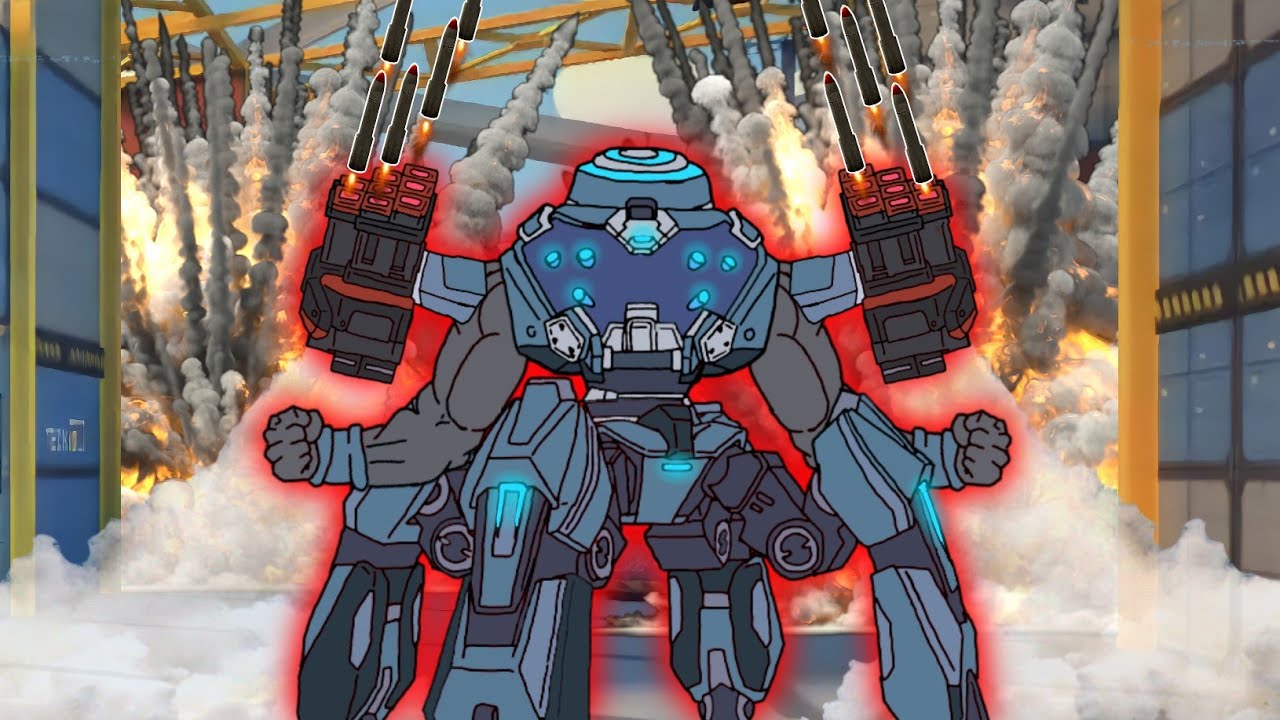 Rocket Mortar 12 ARACHNOS , Mech Arena funny video . - YouTube