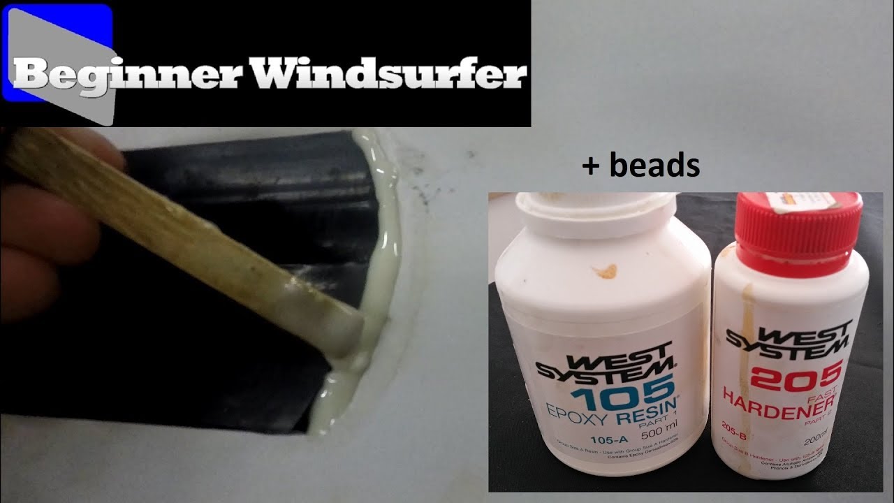 Windsurf board repair using West System Epoxy YouTube