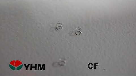 Compression spring W.D 0.1mm｜CNC Compression Spring Machine CF-303｜YHM