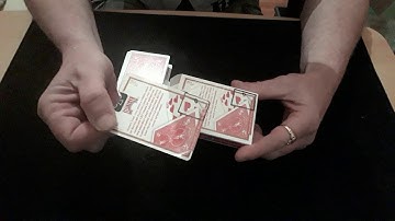 Trap Door Box Trick (almost). Card Mat Tutorials.