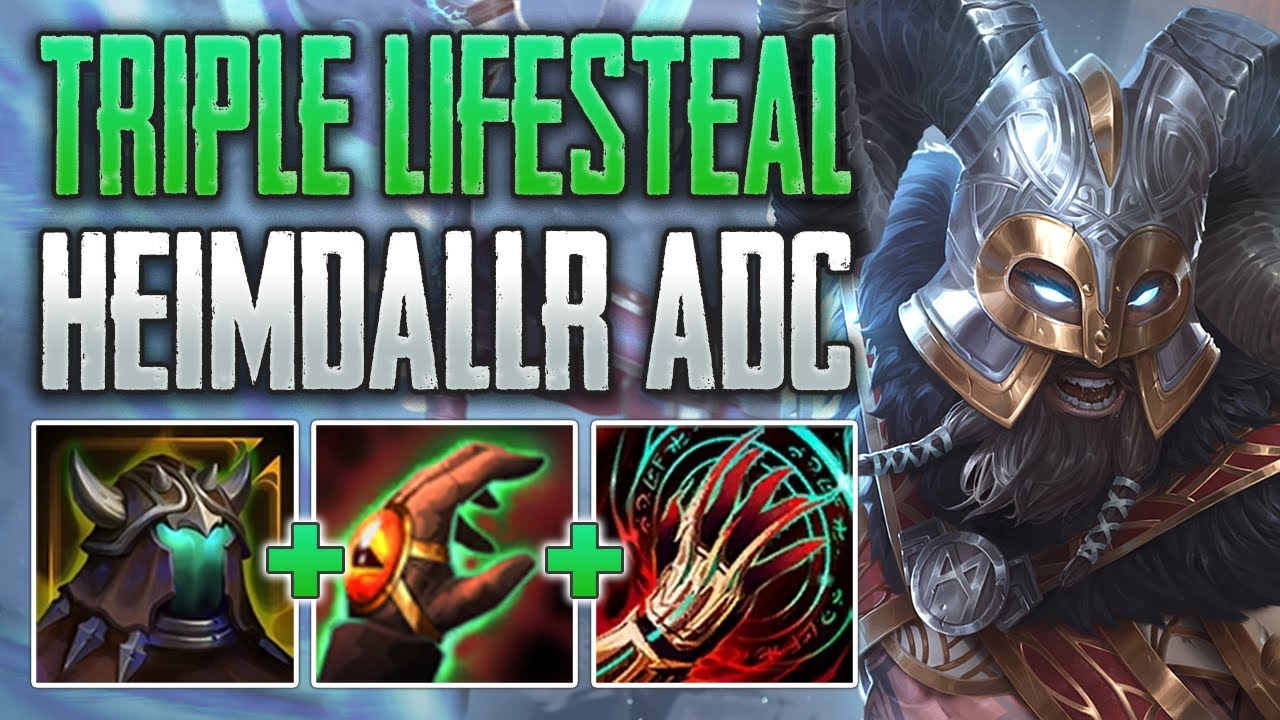 TRIPLE LIFESTEAL OP! Heimdallr ADC Gameplay (SMITE Ranked Conquest) YouTube