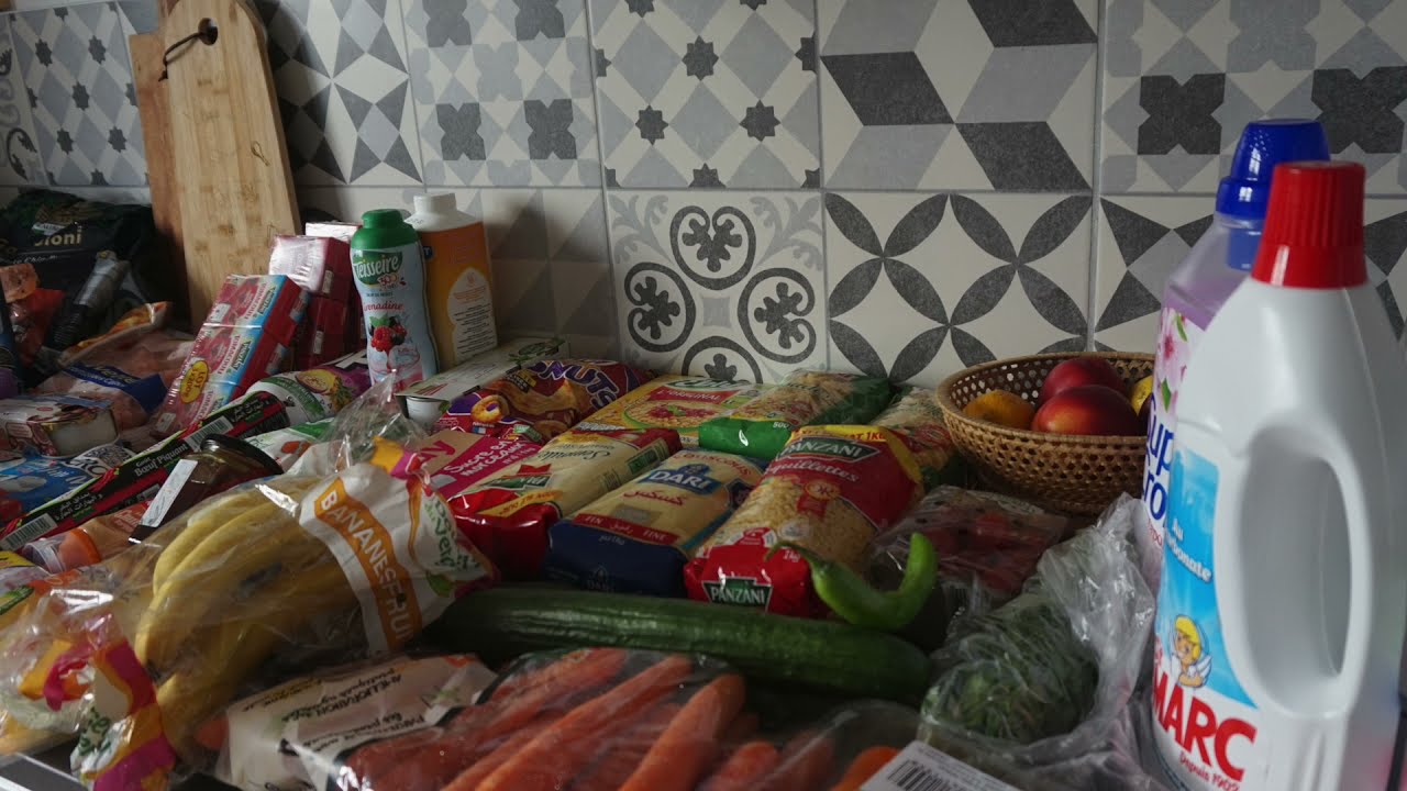 تقدية الاسبوع 🥦لوكلير وليدل /نوعية الفرن واش retour de courses#إقتصادي 🤩ترتيب /