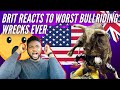 🇬🇧  BRITISH Sports Fan Reacts To Worst Bull Riding Wrecks Ever - These Dudes Have Balls Of Steel!