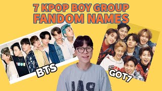 7 Kpop boy group &#39;Fandom names and their meanings&#39;