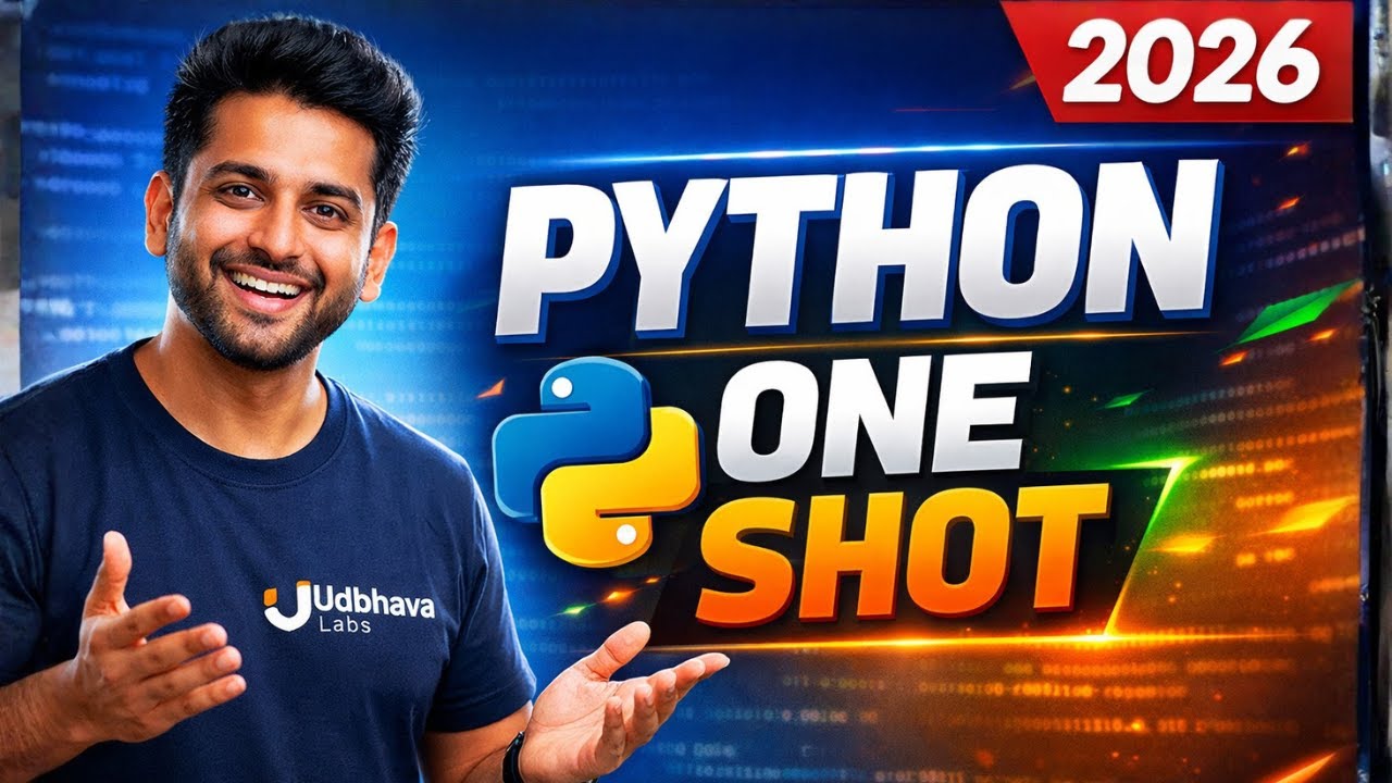 🚀 Python One Shot 2026 – Learn Python the RIGHT way!