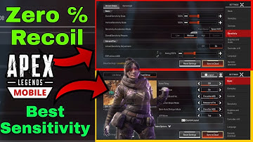BEST SETTINGS & SENSITIVITY SEASON 1 APEX LEGENDS MOBILE | sensitivity settings gyroscope