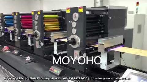 LED UV curing system ink dryer for label printing machines
