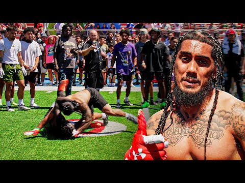 Bully Gets Violent Then Cries After This Rep.. (Utah 1on1s for $10,000)
