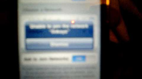 ipod touch wifi problem