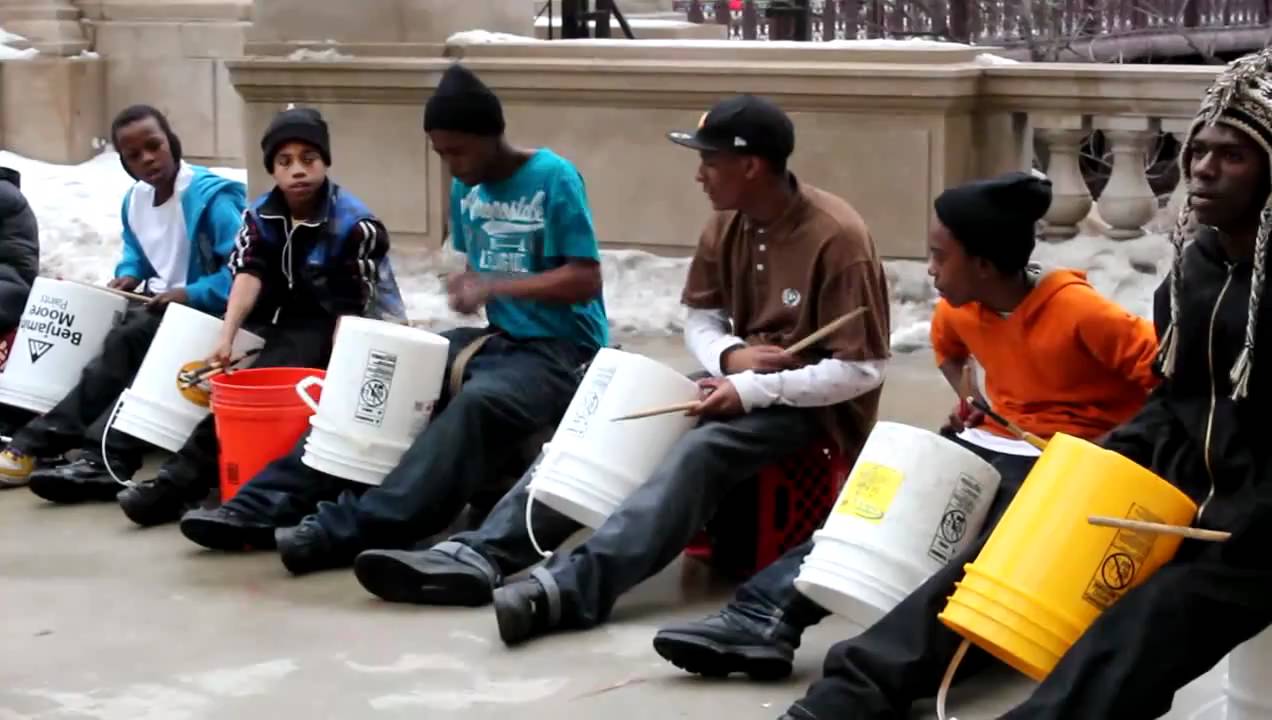 Chicago Street Performers (Drummers) YouTube