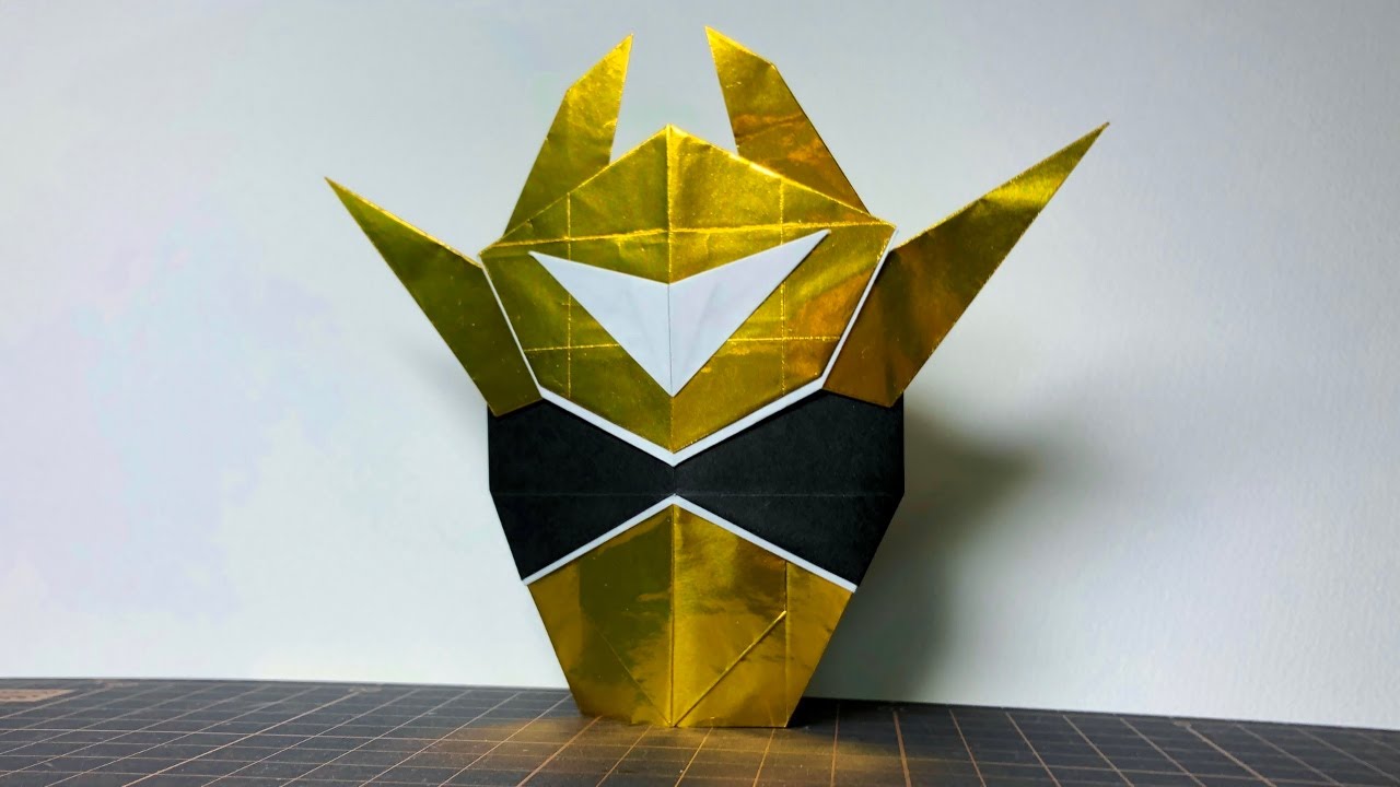 Mashin Sentai Zenkaiger Twokaiser Mask Origami　ツーカイザー 機界戦隊ゼンカイジャー 折り紙