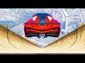 GTA 5 MEGA RAMP - Super Car Jumps #7 ( GTA 5 Cars vs Mega Ramp )