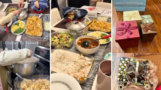 Dost hon tou aisay💕1st Dawat in Canada😊Cooked by Sabeen| Muslim family Life in Canada Vlog