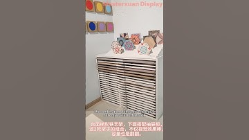Ceramic tile display stand.