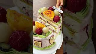 Lychee, Bayberry and Lychee Cake, Naipizi, Bakingvlog bayberry lychee milk skin buff stacked up