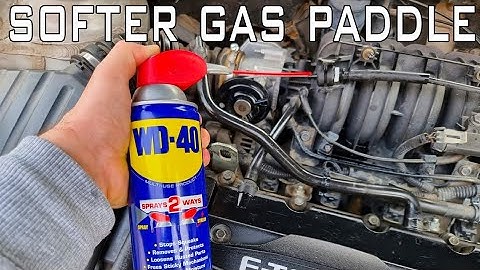 Why Gas pedal feels heavy???/ Adjust cable controlled throttle body/Engine lost power