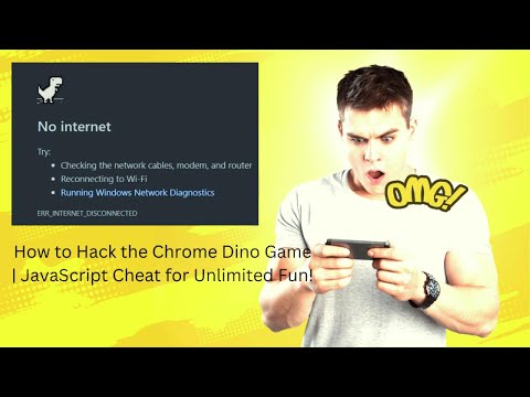 How to Hack the Chrome Dino Game | JavaScript Cheat for Unlimited Fun!